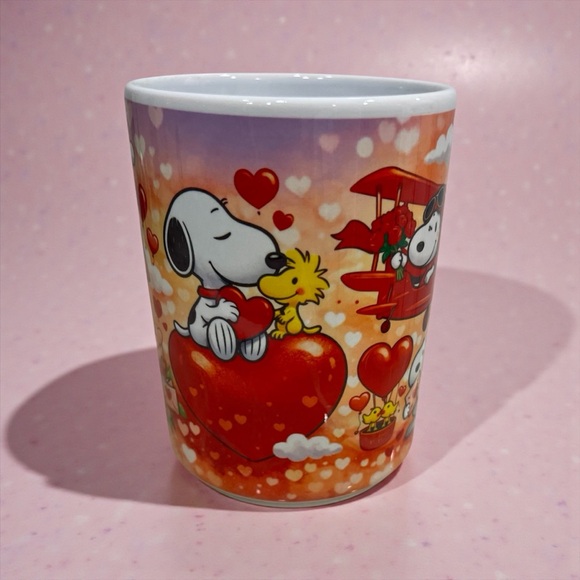 Other - Snoopy Heart Mug - Red and White 15 oz